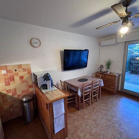 Studio Climatise Avec Jardin Et Plage A 250M 생 망드리에 쉬르 메르 외부 사진